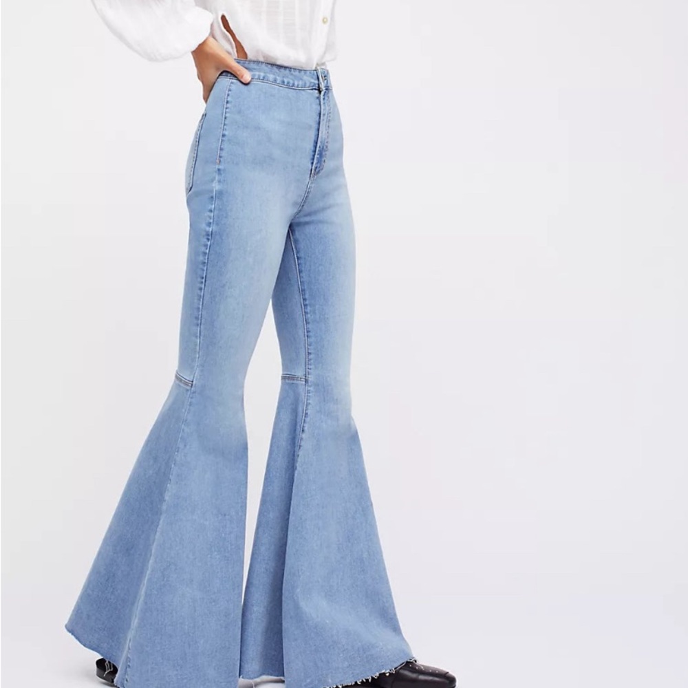 Free People We The Free Just Float On Flare Jeans